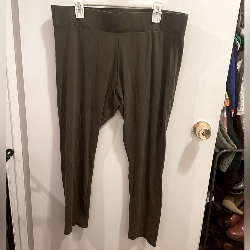 Mixit High Rise Olive Green Leggings